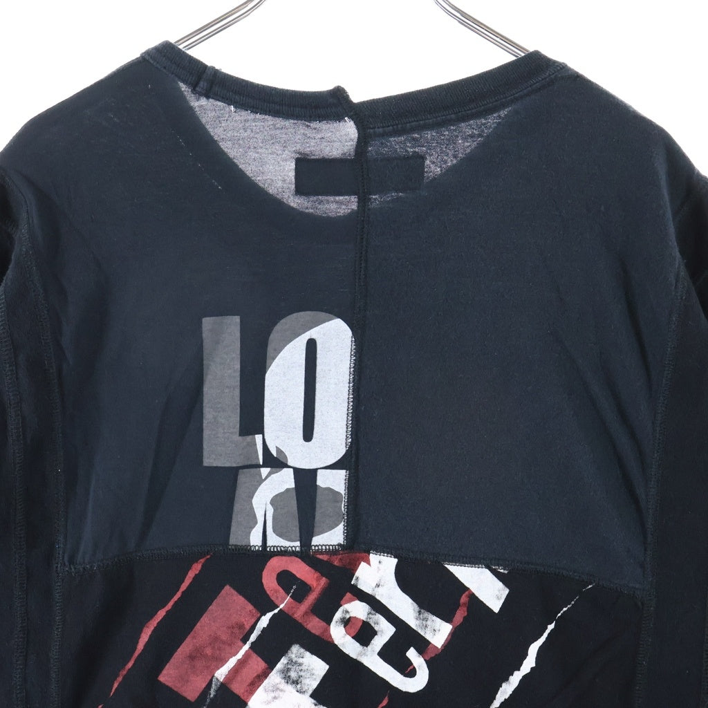mastermind JAPAN(マスターマインドジャパン) 再構築デザイン クルーネック カットソー 半袖Tシャツ
