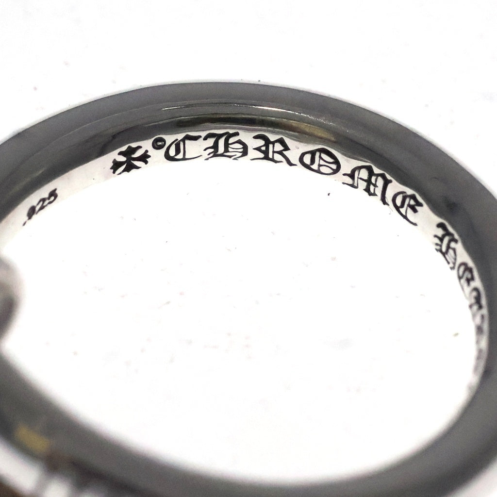 CHROME HEARTS(クロムハーツ) NAIL FLAT ネイル フラット リング シルバー BCA350
