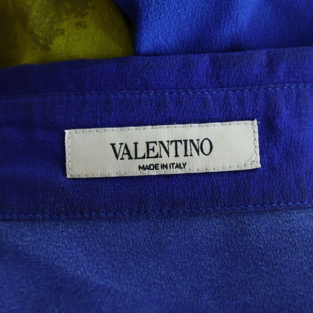 VALENTINO(ヴァレンティノ) 総柄デザイン シルク 半袖シャツ マルチ TV0AAB3566D