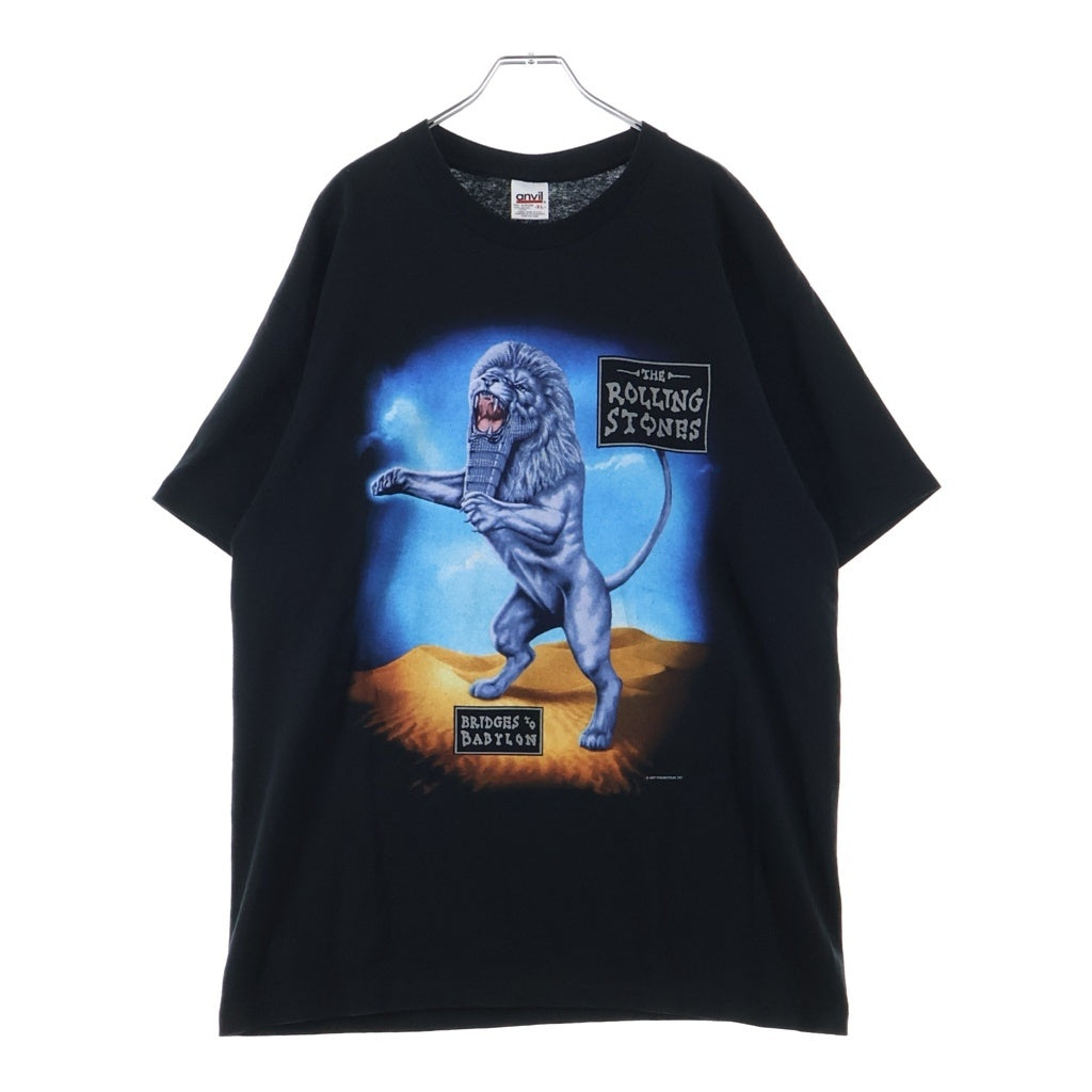 VINTAGE(ヴィンテージ) 90s THE ROLLING STONES BRIDGES TO BABYLON 両面プリント 半袖Tシャツ カットソー ブラック