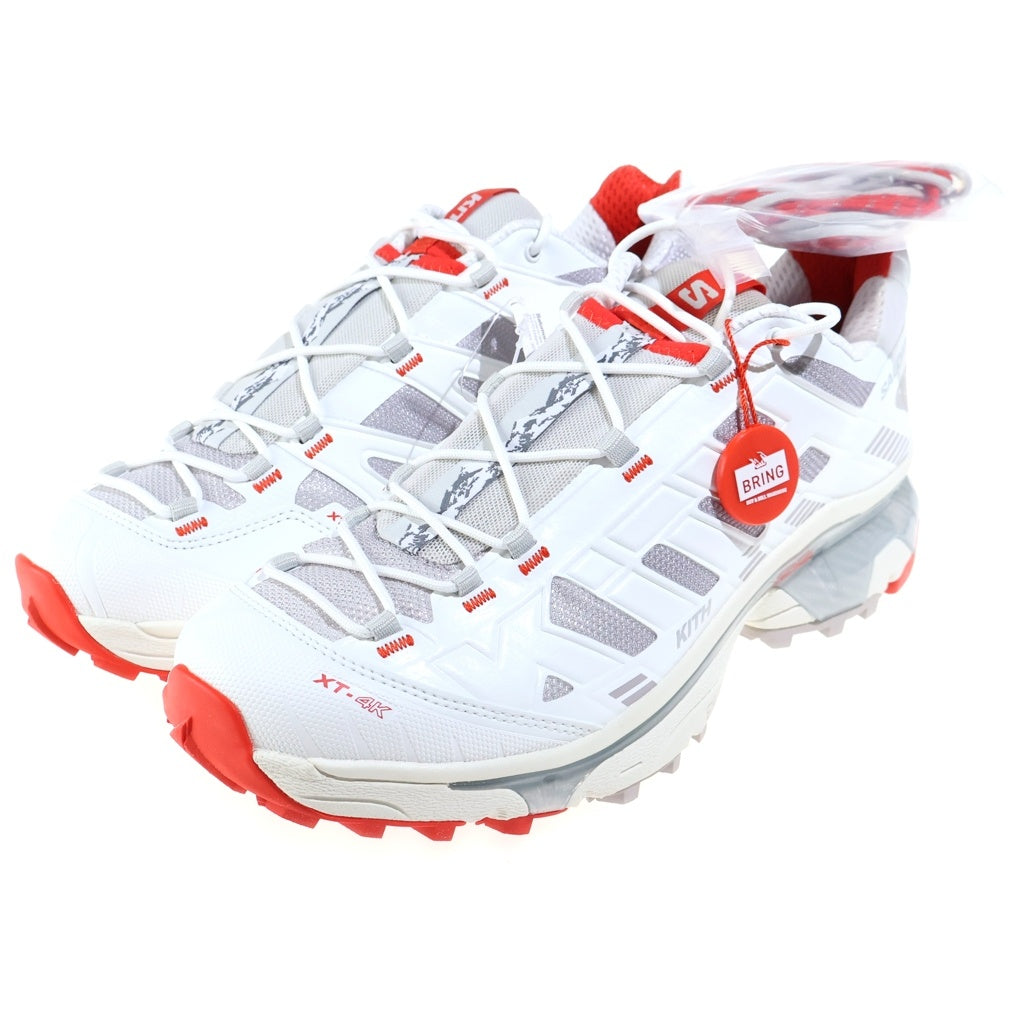 SALOMON(サロモン) ×KITH XT-4K 477718 キス ローカットスニーカー ホワイト/レッド