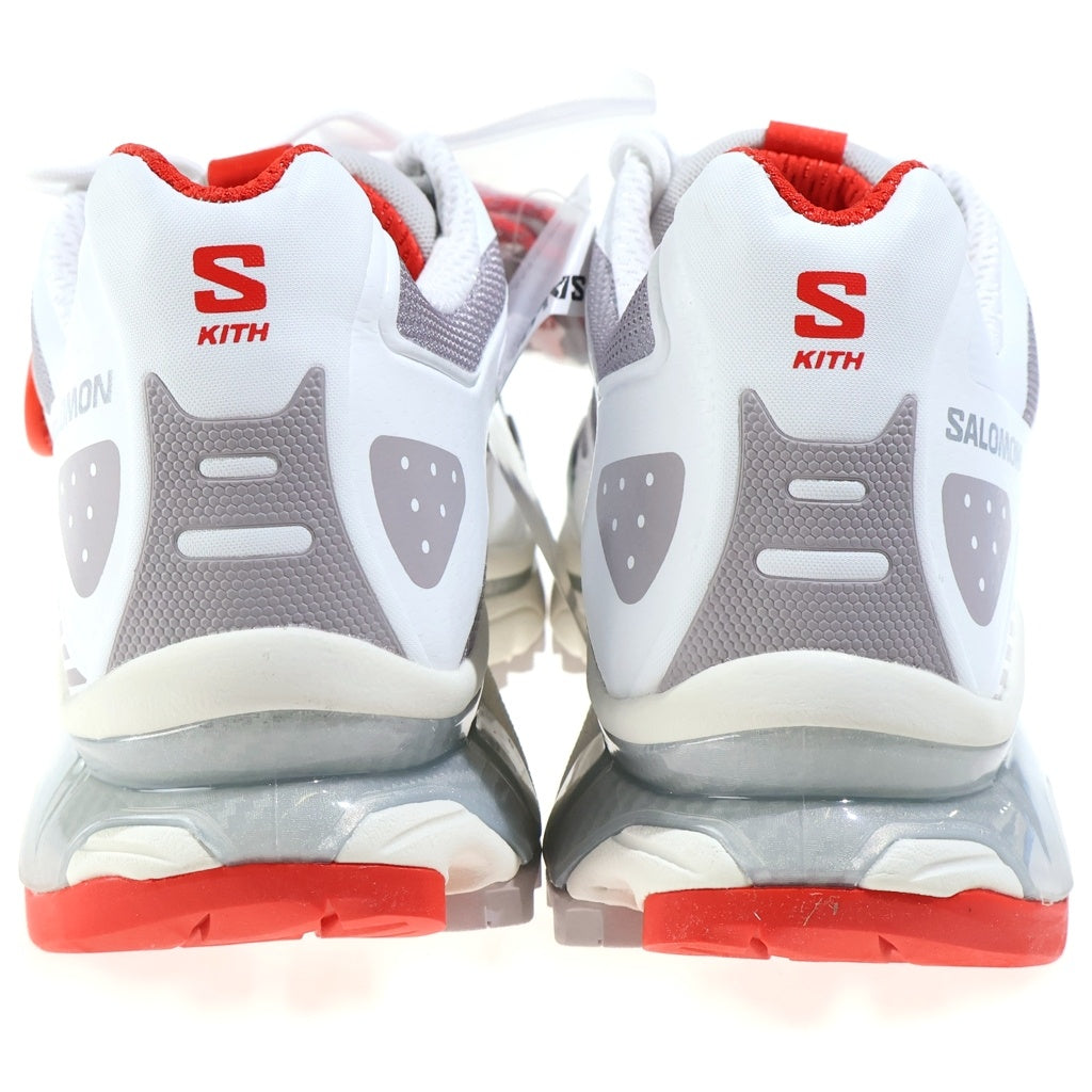 SALOMON(サロモン) ×KITH XT-4K 477718 キス ローカットスニーカー ホワイト/レッド