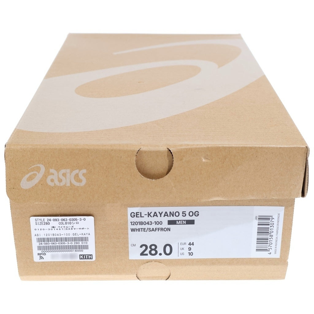 ASICS(アシックス) ×Gel-Kayano キス ゲルカヤノ 5 OG ローカットスニーカー ホワイト 1201B043-100