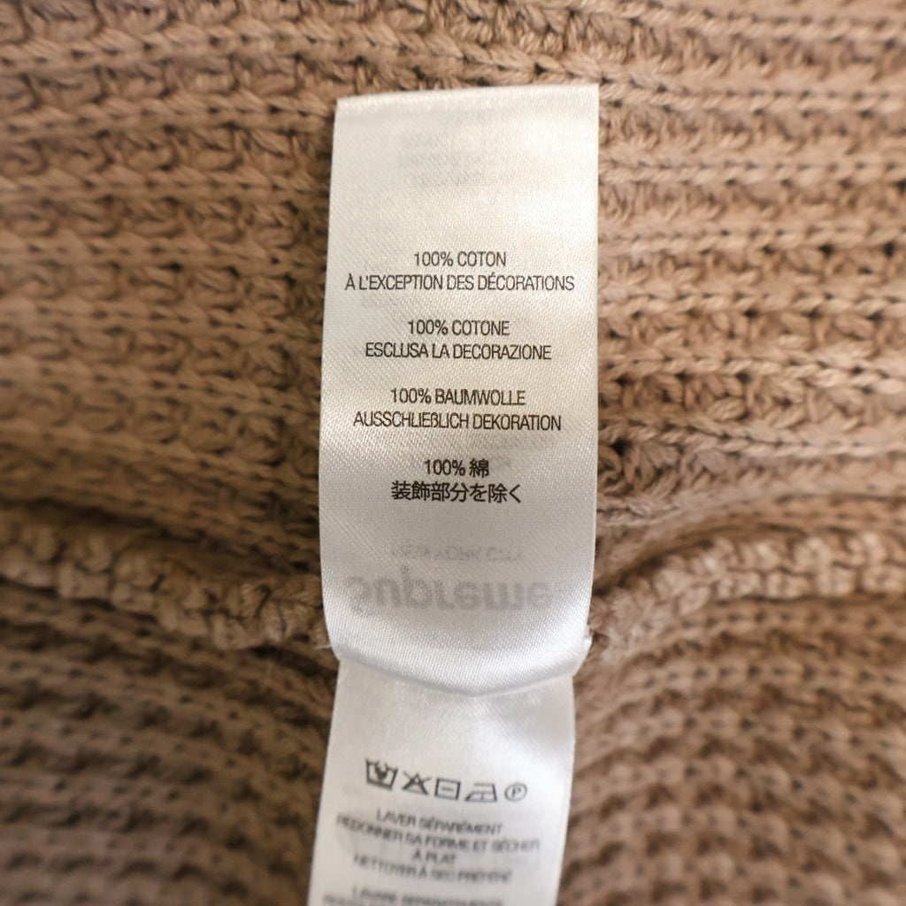 SUPREME(シュプリーム) 26SS Washed Small Box Waffle Sweater ウォッシュド スモールボックスロゴ ワッフルセーター ニット ブラウン