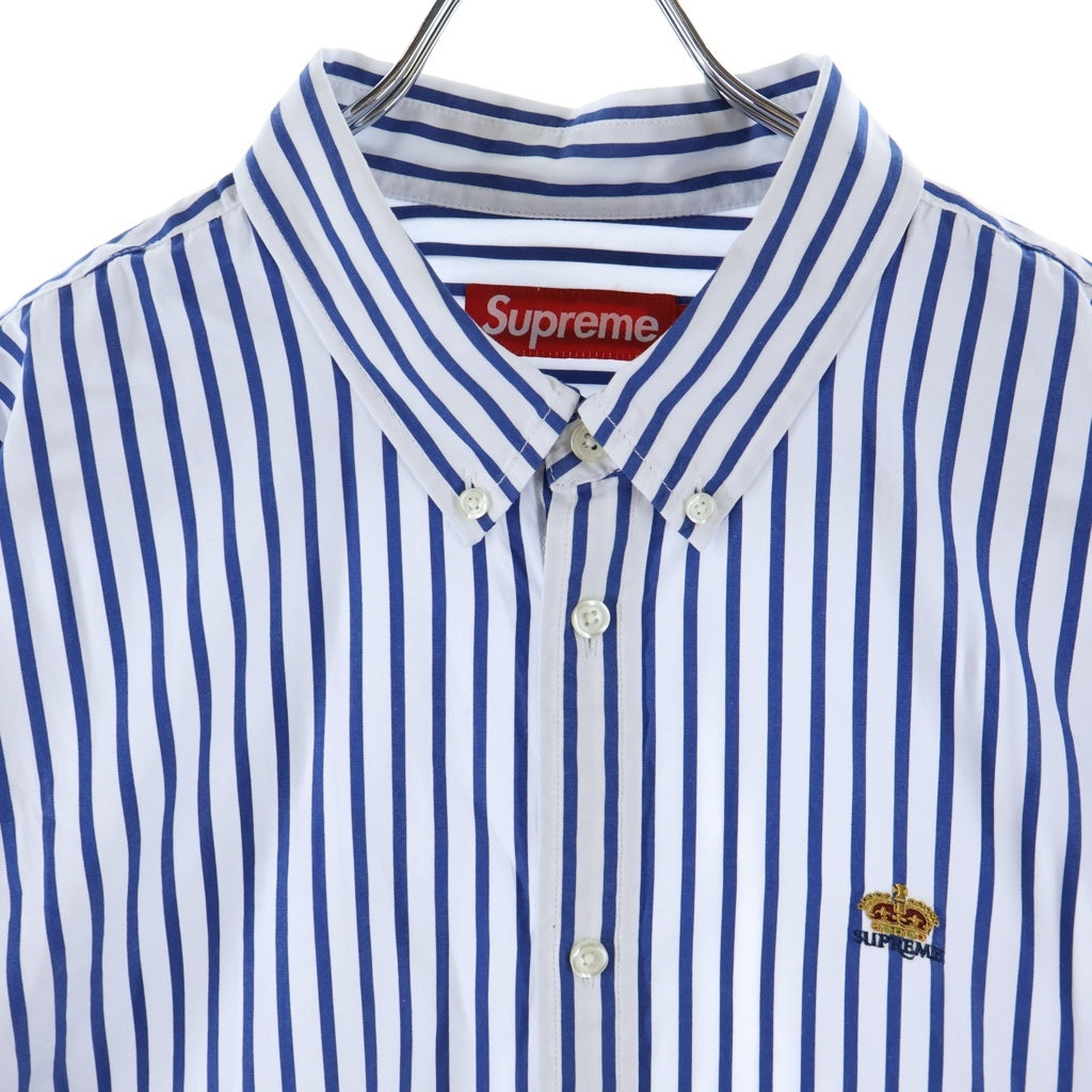 SUPREME(シュプリーム) 26SS Stripe Shirt ストライプ長袖シャツ ブルー/ホワイト