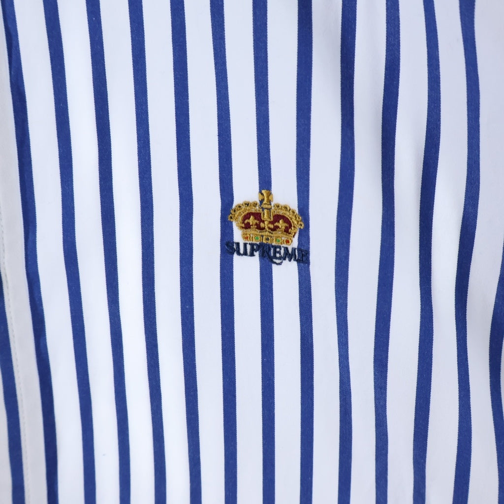 SUPREME(シュプリーム) 26SS Stripe Shirt ストライプ長袖シャツ ブルー/ホワイト