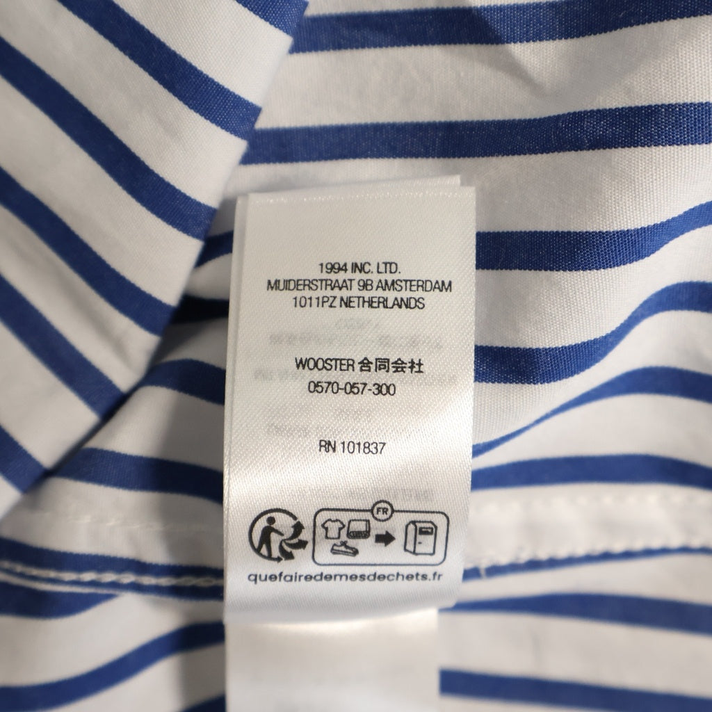 SUPREME(シュプリーム) 26SS Stripe Shirt ストライプ長袖シャツ ブルー/ホワイト