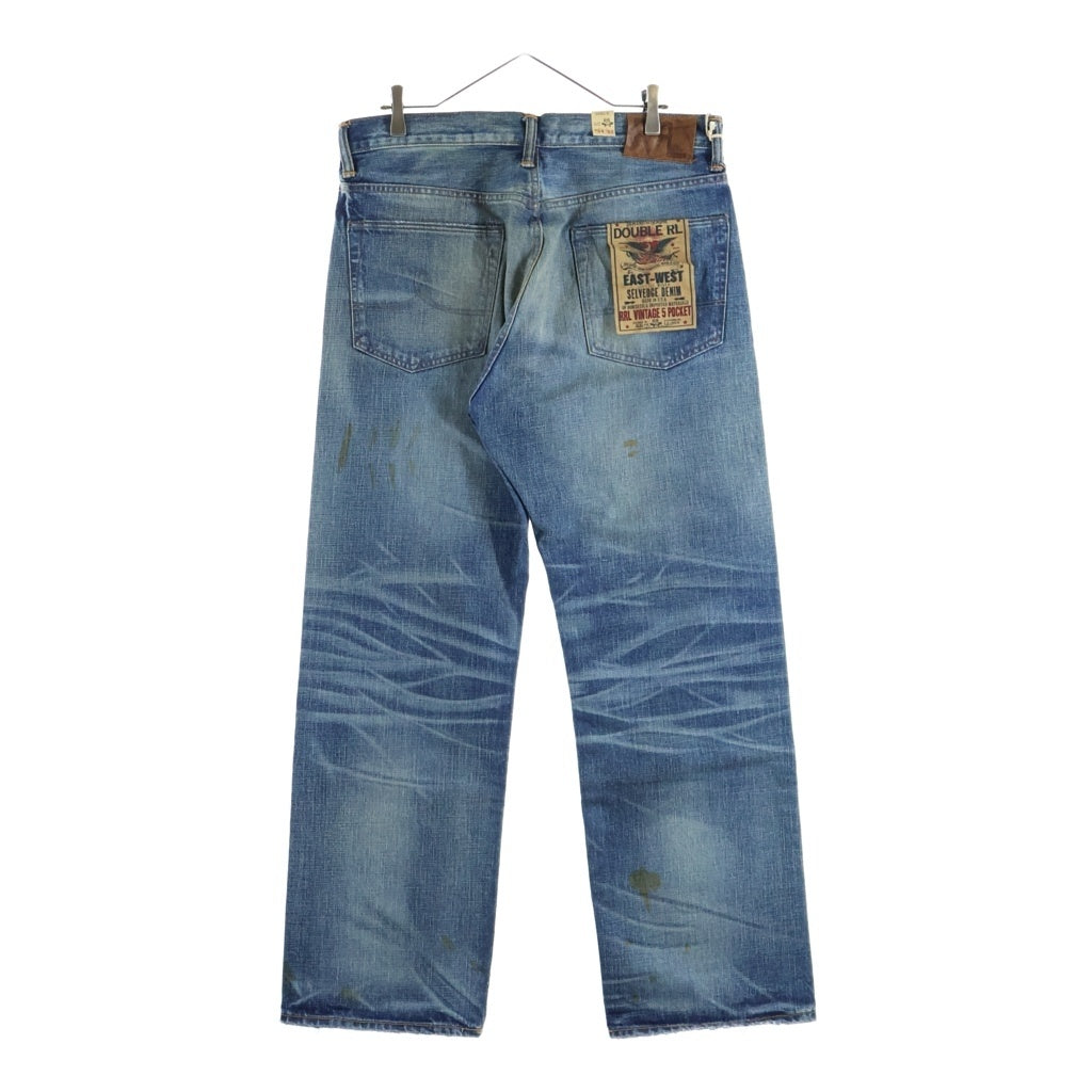 RRL(ダブルアールエル) VINTAGE 5 POCKET SELVEDGE DENIM ヴィンテージ 5ポケット イーストウェスト デニムパンツ インディゴ 782704503004