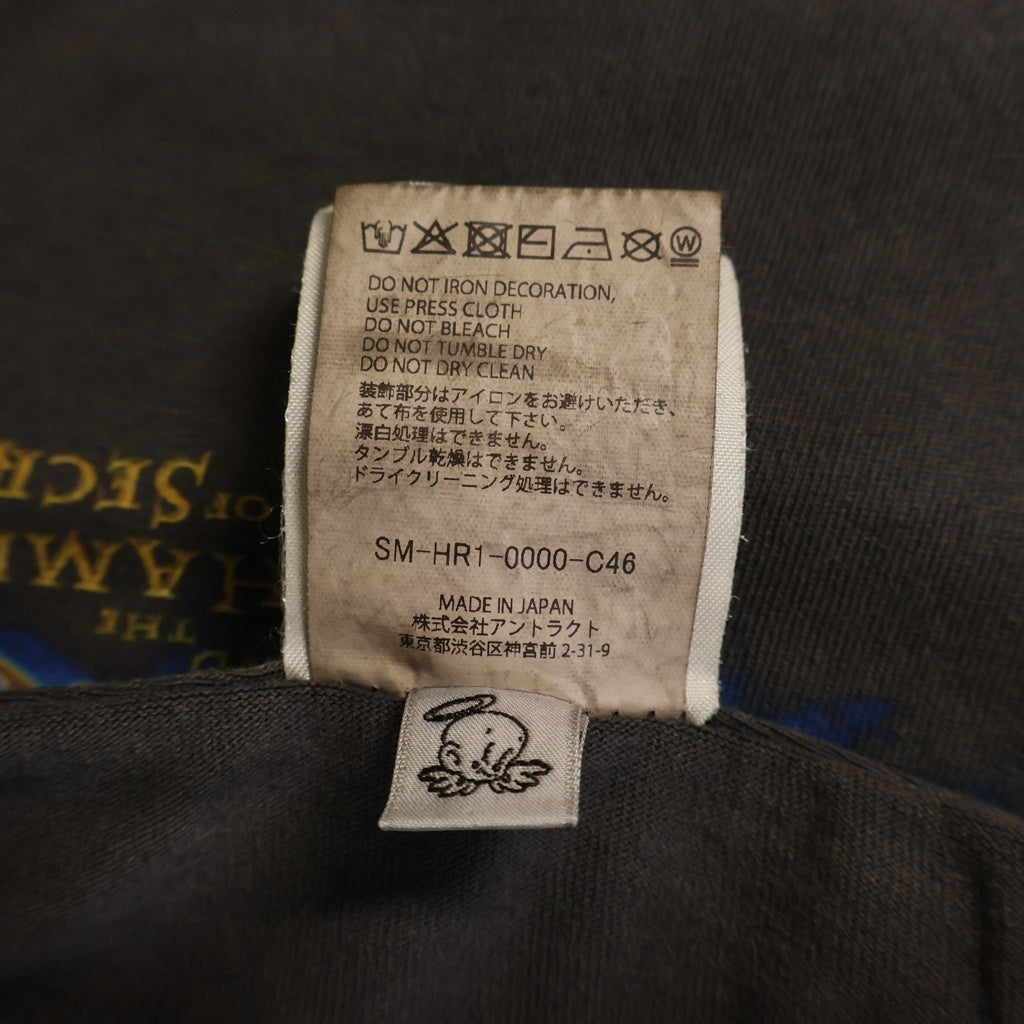 SAINT MICHAEL(セントマイケル) 25AW 両面プリント ムービー 半袖Tシャツ カットソー ブラック SM-HR1-0000-C46