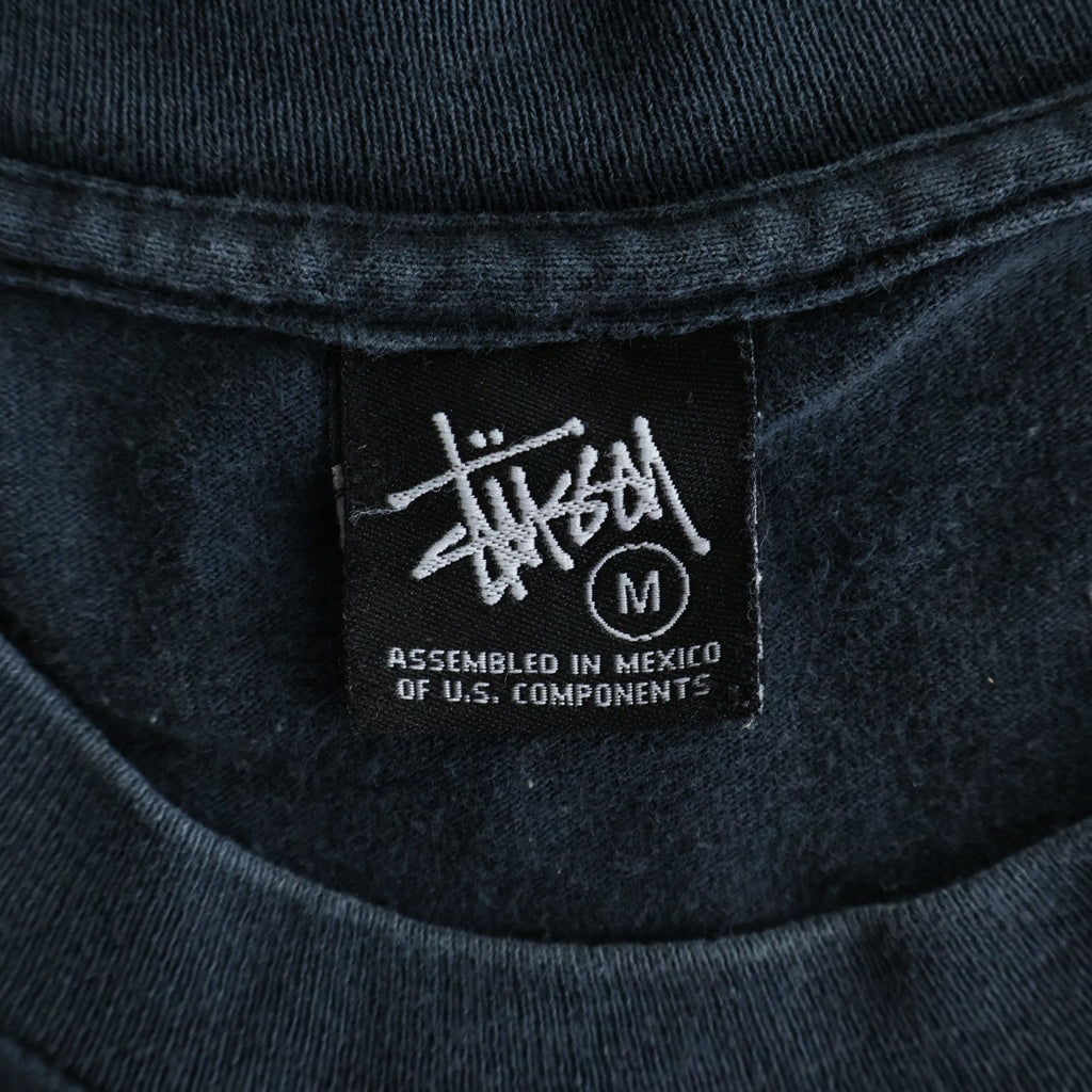 STUSSY(ステューシー) 00s VINTAGE OLD ×JOSE PARLA TEE 2006 メキシコ製 黒タグ ホセパルラ ワールドツアー プリント半袖Tシャツ ブラック