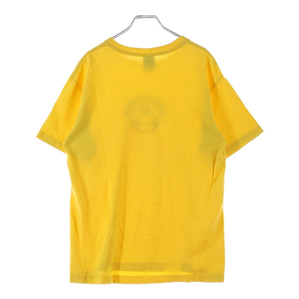 STUSSY(ステューシー) 90-00s VINTAGE OLD AMERICA03 TEE USA製 初期銀タグ ロゴプリント半袖Tシャツ イエロー