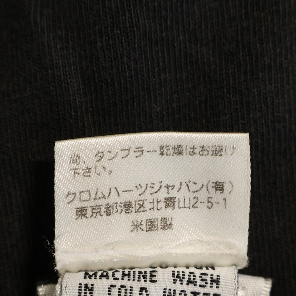 CHROME HEARTS(クロムハーツ) OLD Sleeve CH Plus Print L/S Tee オールド ホースシュー 袖CHプラスプリント長袖Tシャツ ブラック