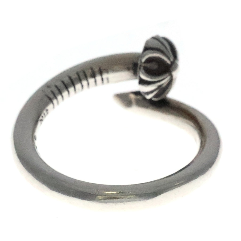 CHROME HEARTS(クロムハーツ) NAIL CRSBALL ネイル クロスボール リング シルバー BCA349