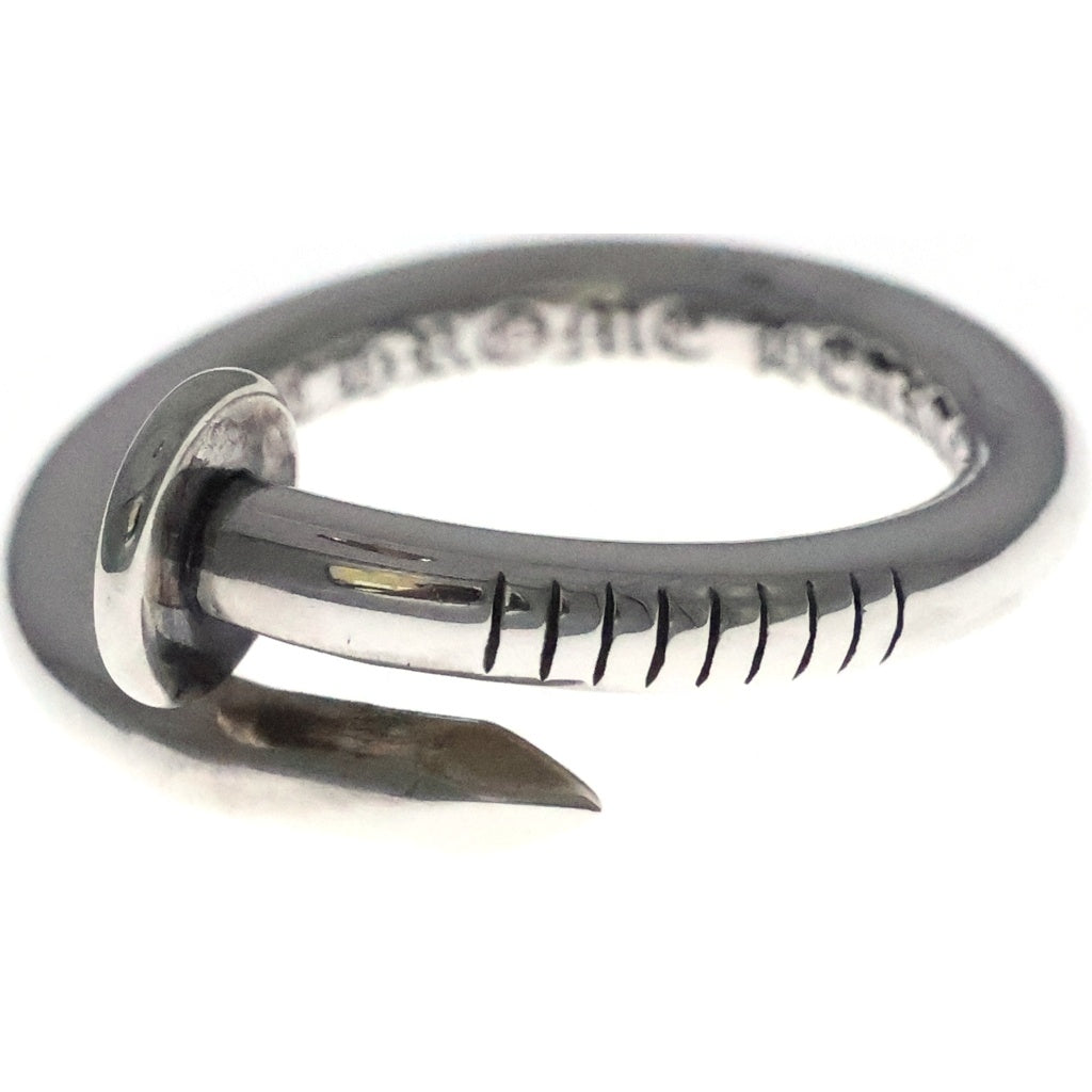 CHROME HEARTS(クロムハーツ) NAIL FLAT ネイル フラット リング シルバー BCA350