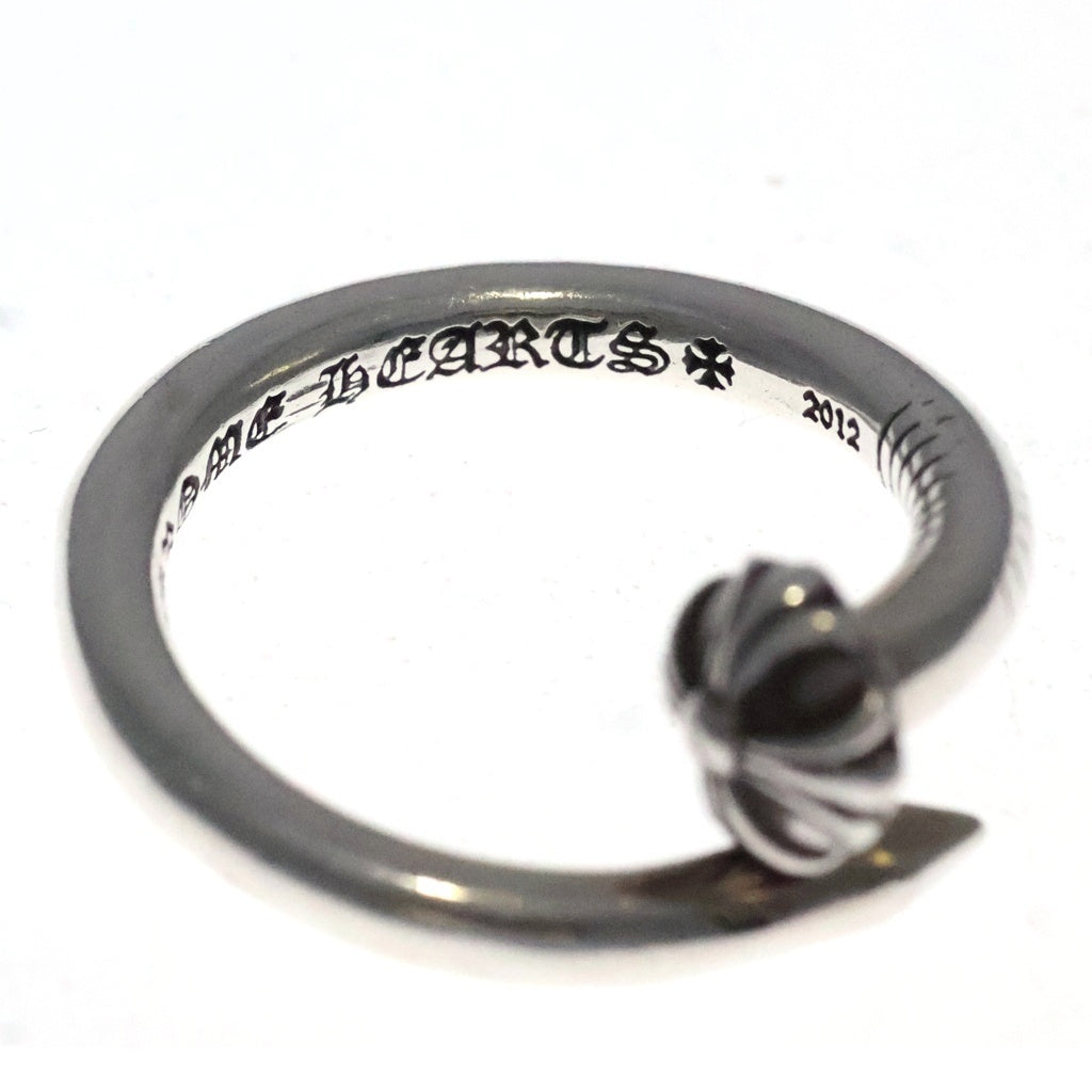 CHROME HEARTS(クロムハーツ) NAIL CRSBALL ネイル クロスボール リング シルバー BCA349