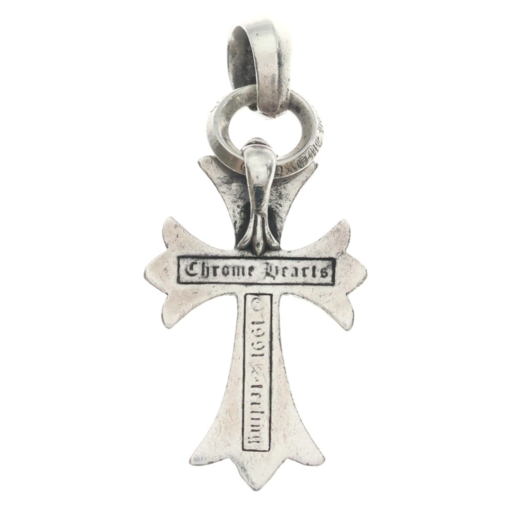 CHROME HEARTS(クロムハーツ) CH CRS SML W/BALE Wベイル スモールCHクロス ペンダントトップ シルバー BCA218