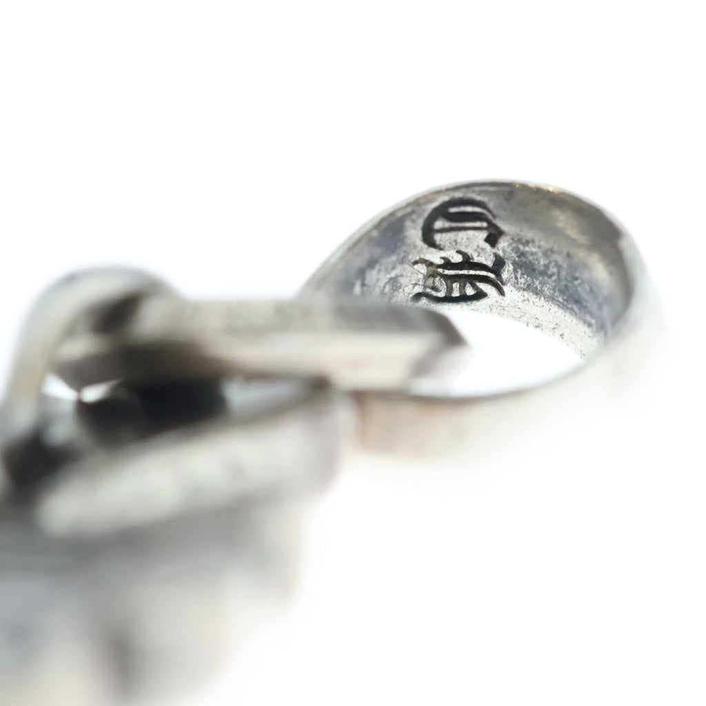 CHROME HEARTS(クロムハーツ) CH CRS SML W/BALE Wベイル スモールCHクロス ペンダントトップ シルバー BCA218
