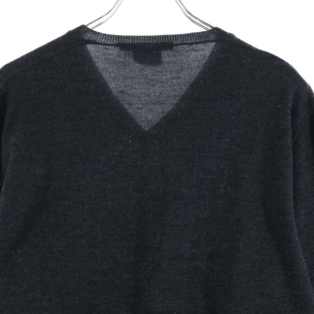 GUCCI(グッチ) Veck knit sweater Vネック ニットセーター グレー