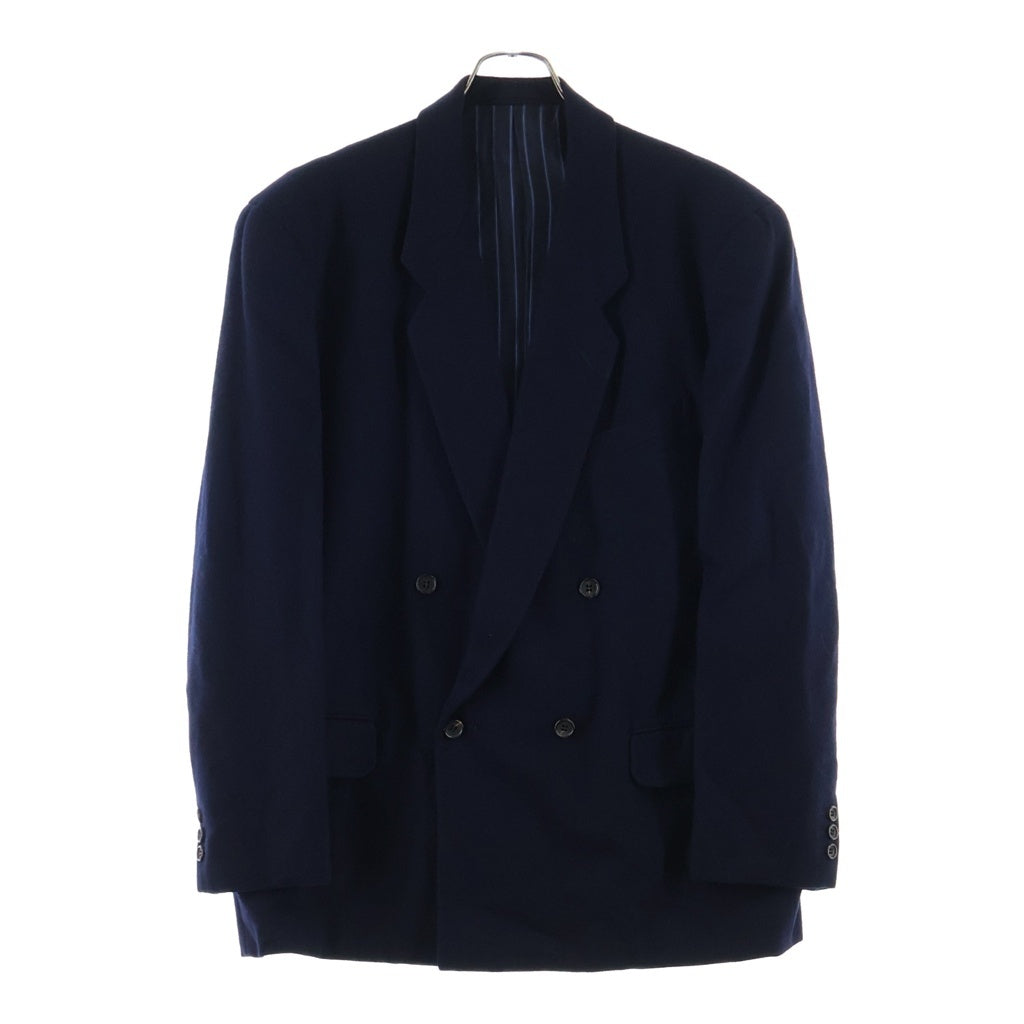COMME des GARCONS HOMME PLUS(コムデギャルソンオムプリュス) 80S VINTAGE ヴィンテージ ウール ダブルブレスト テーラードジャケット ネイビー PJ-05049M