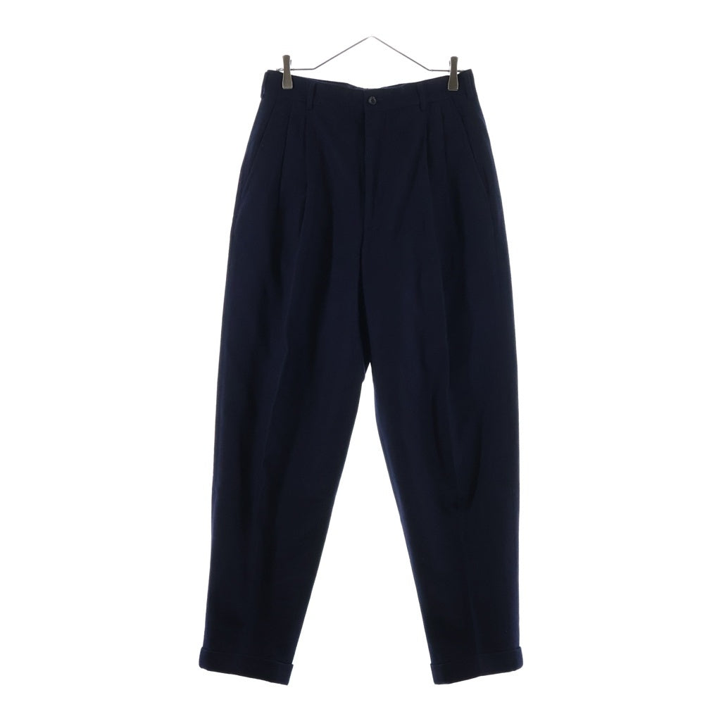 COMME des GARCONS HOMME PLUS(コムデギャルソンオムプリュス) 80S VINTAGE ヴィンテージ ツータック スラックスパンツ セットアップ ネイビー PP-05044M