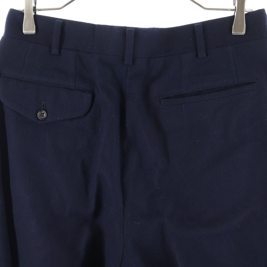 COMME des GARCONS HOMME PLUS(コムデギャルソンオムプリュス) 80S VINTAGE ヴィンテージ ツータック スラックスパンツ セットアップ ネイビー PP-05044M