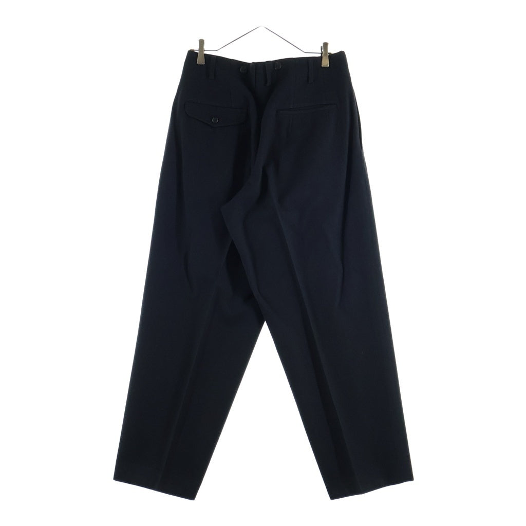 Yohji Yamamoto POUR HOMME(ヨウジヤマモト プールオム) マルチタック ジップアップ スラックスパンツ ブラック