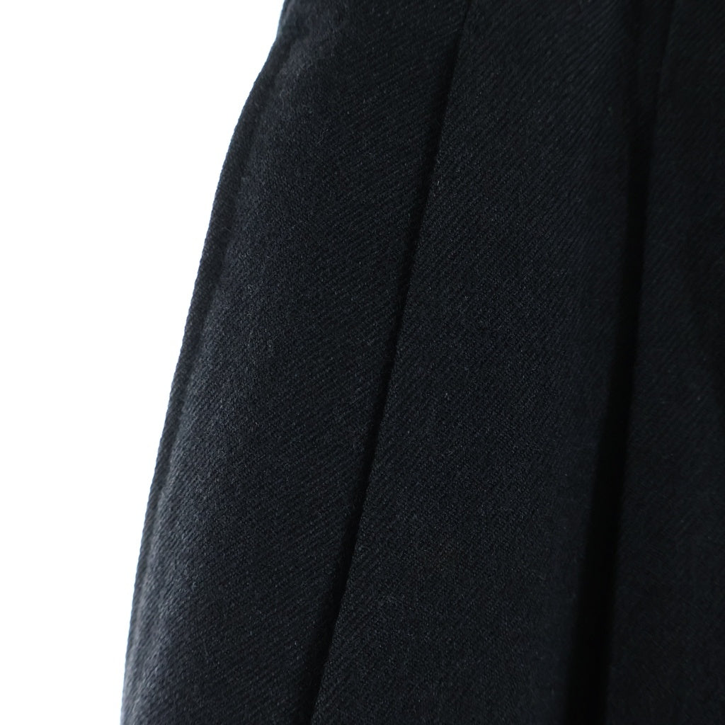 Yohji Yamamoto POUR HOMME(ヨウジヤマモト プールオム) マルチタック ジップアップ スラックスパンツ ブラック