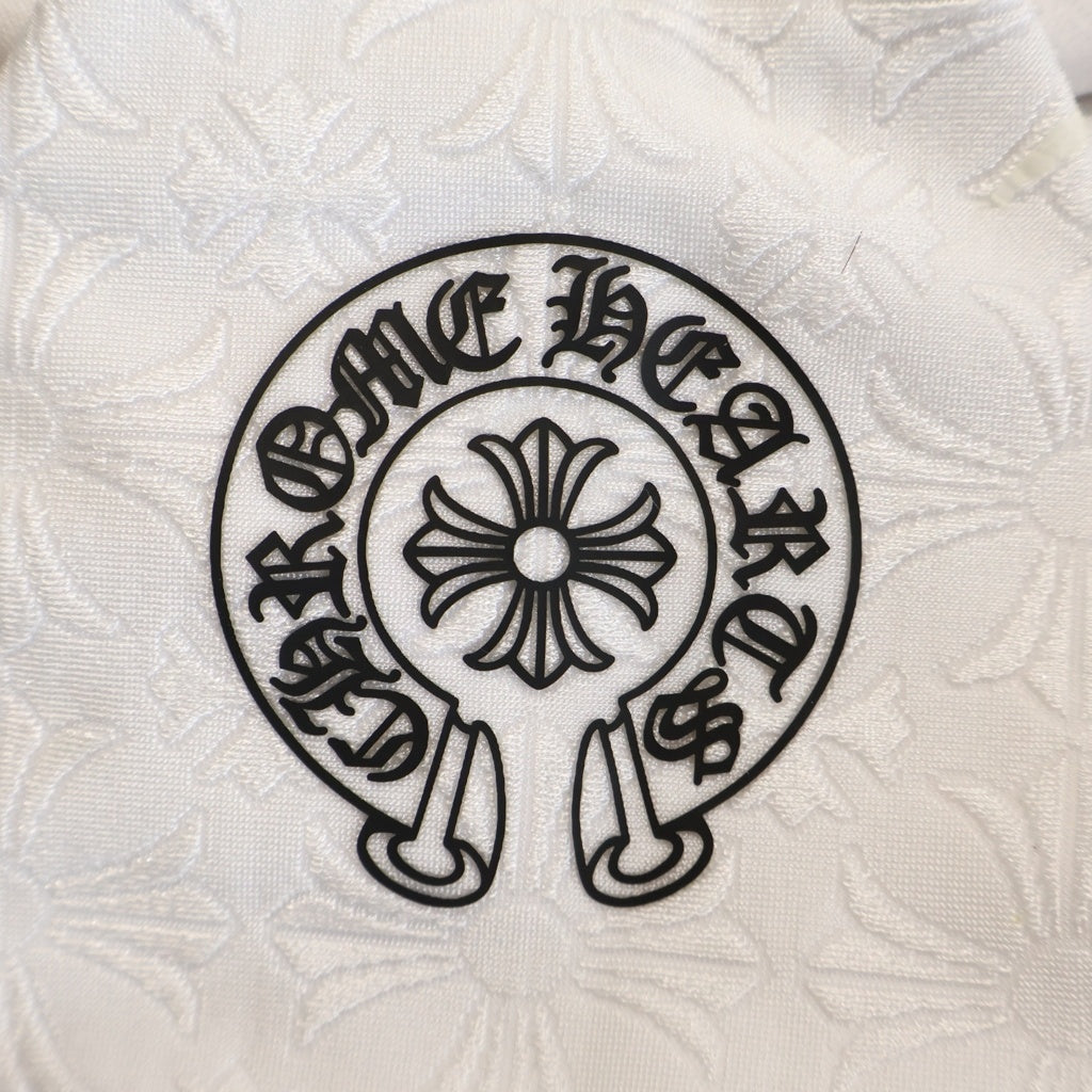 CHROME HEARTS(クロムハーツ) CHプラス総柄リブタンクトップ ホワイト レディース