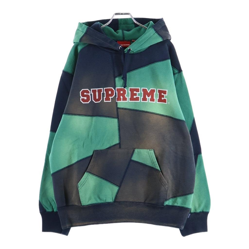 SUPREME(シュプリーム) 20AW Patchwork Hooded Sweatshirt パッチワーク フーデッド スウェット パーカー グリーン
