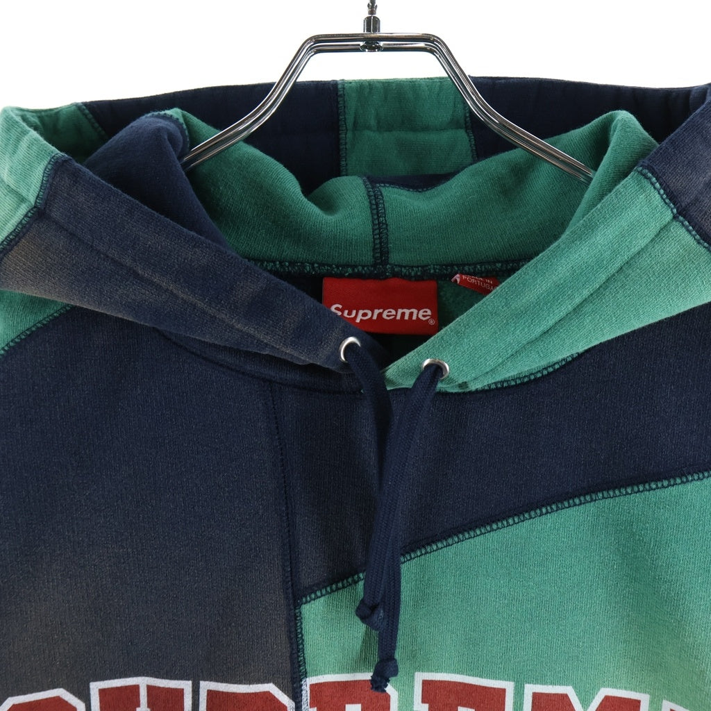 SUPREME(シュプリーム) 20AW Patchwork Hooded Sweatshirt パッチワーク フーデッド スウェット パーカー グリーン