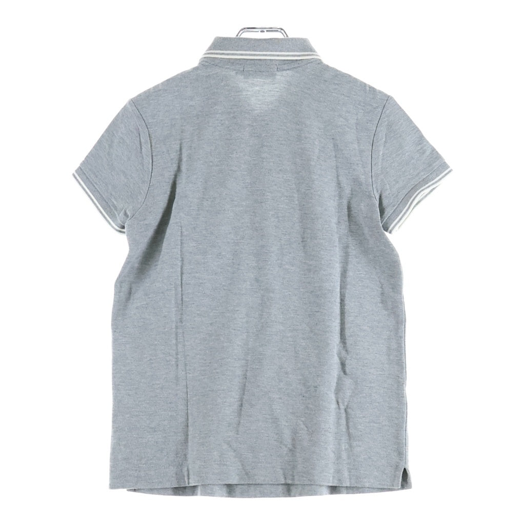 MONCLER(モンクレール) MAGLIA POLO MANICA CORTA マーリア ポロ マニカ コルタ ロゴデザイン 半袖ポロシャツ グレー レディース 41093835090084080