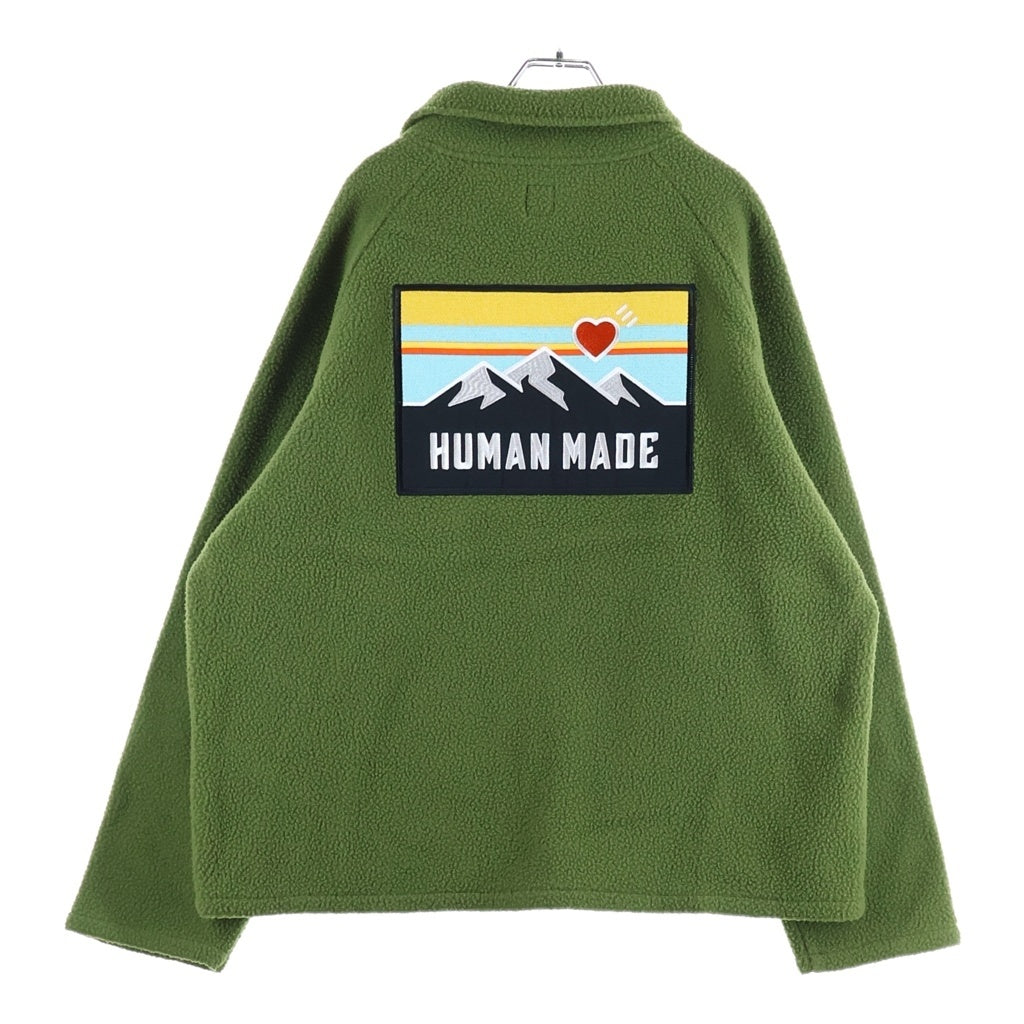 HUMAN MADE(ヒューマンメイド) OUTDOOR FLEECE JACKET アウトドアー ジップアップ フリースジャケット グリーン