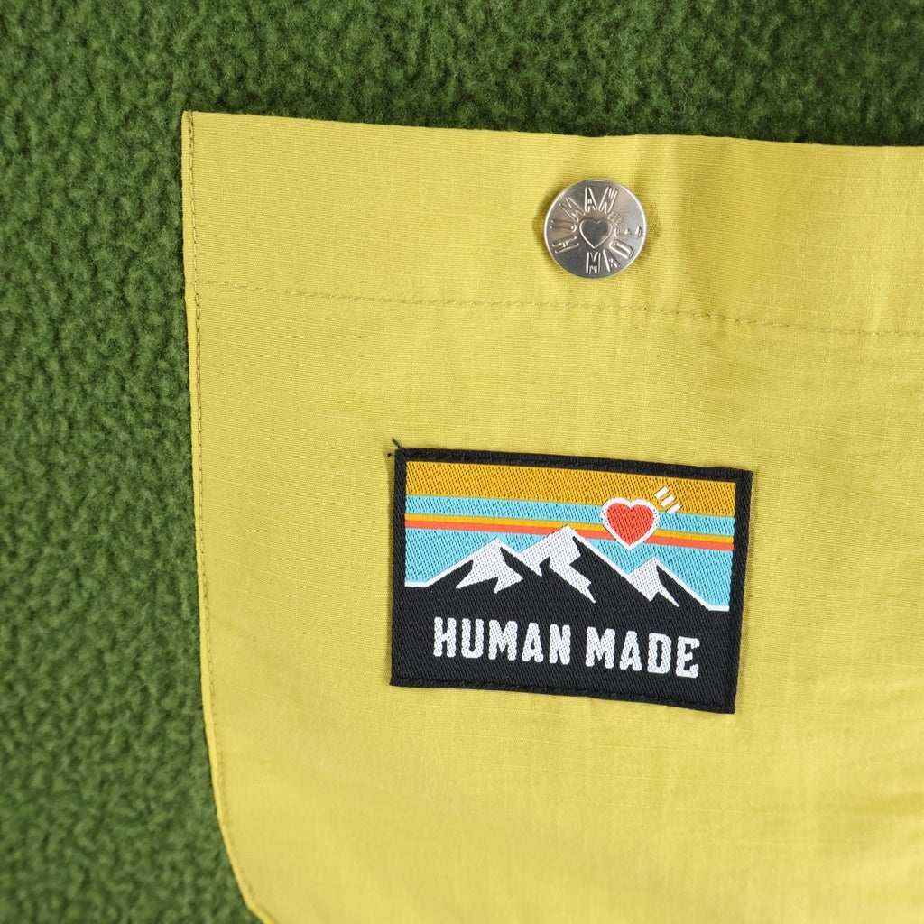 HUMAN MADE(ヒューマンメイド) OUTDOOR FLEECE JACKET アウトドアー ジップアップ フリースジャケット グリーン