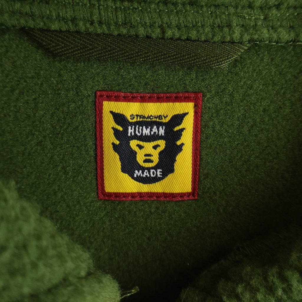 HUMAN MADE(ヒューマンメイド) OUTDOOR FLEECE JACKET アウトドアー ジップアップ フリースジャケット グリーン