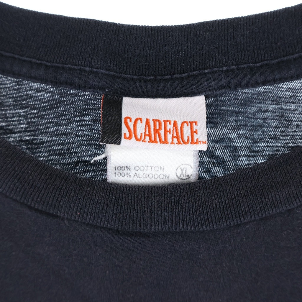 VINTAGE(ヴィンテージ) 00S VINTAGE SCARFACE TEE ヴィンテージ スカーフェイス クルーネック カットソー Tシャツ ブラック