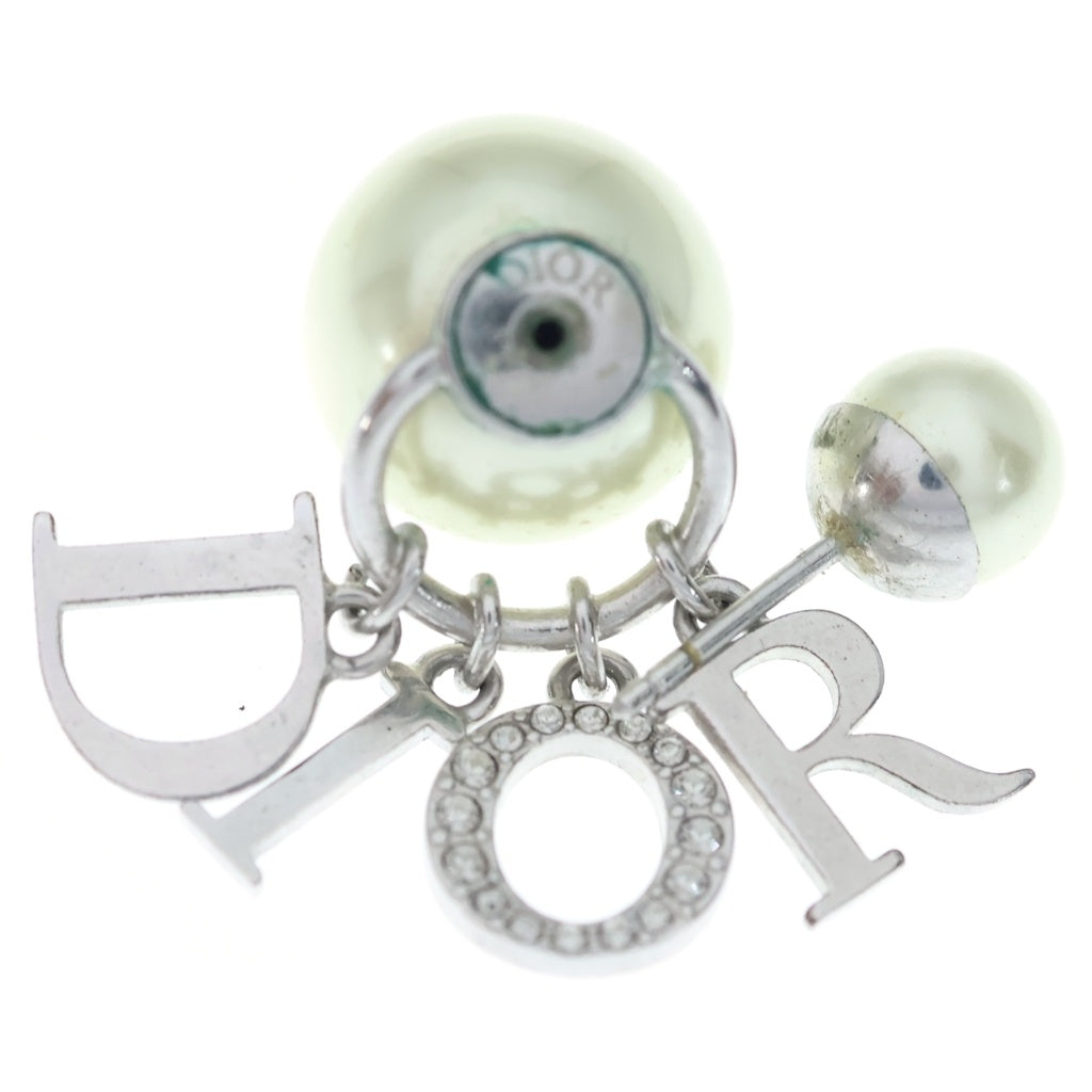 Christian Dior(クリスチャンディオール) TRIBALES トライバルス ロゴデザイン ピアス シルバー レディース