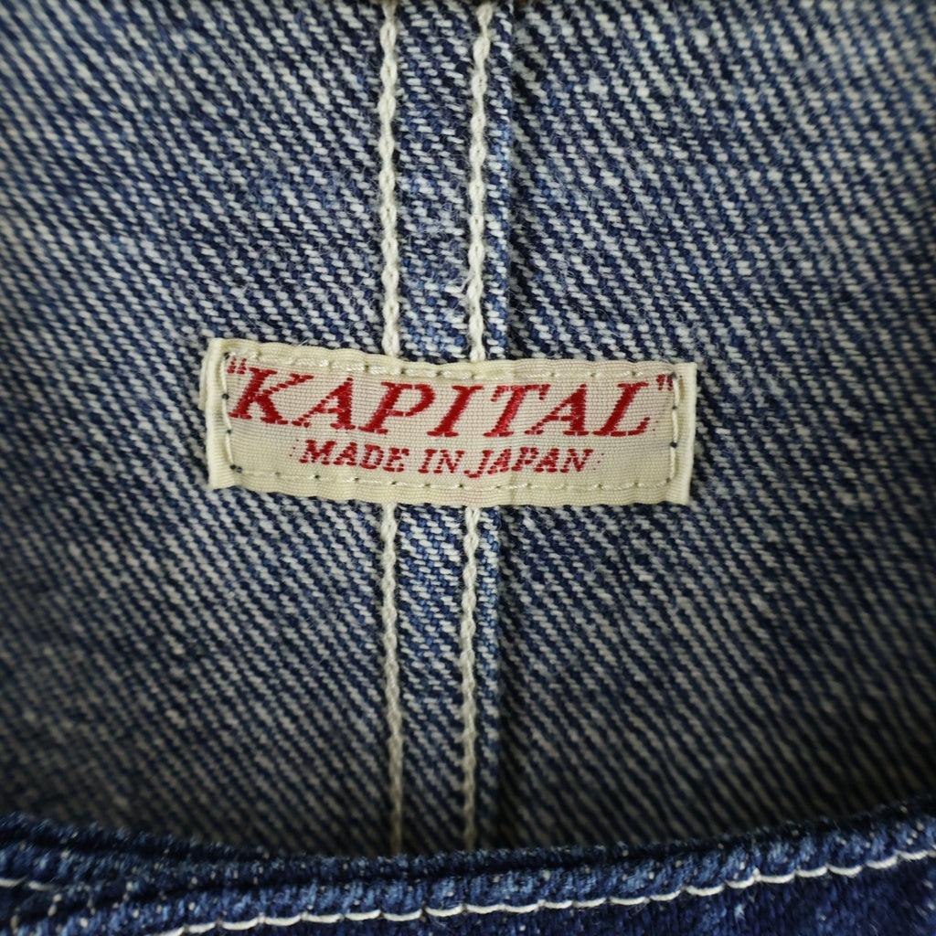 KAPITAL(キャピタル) 本店限定 サクラリベット カバオール デニムジャケット インディゴ EK-443