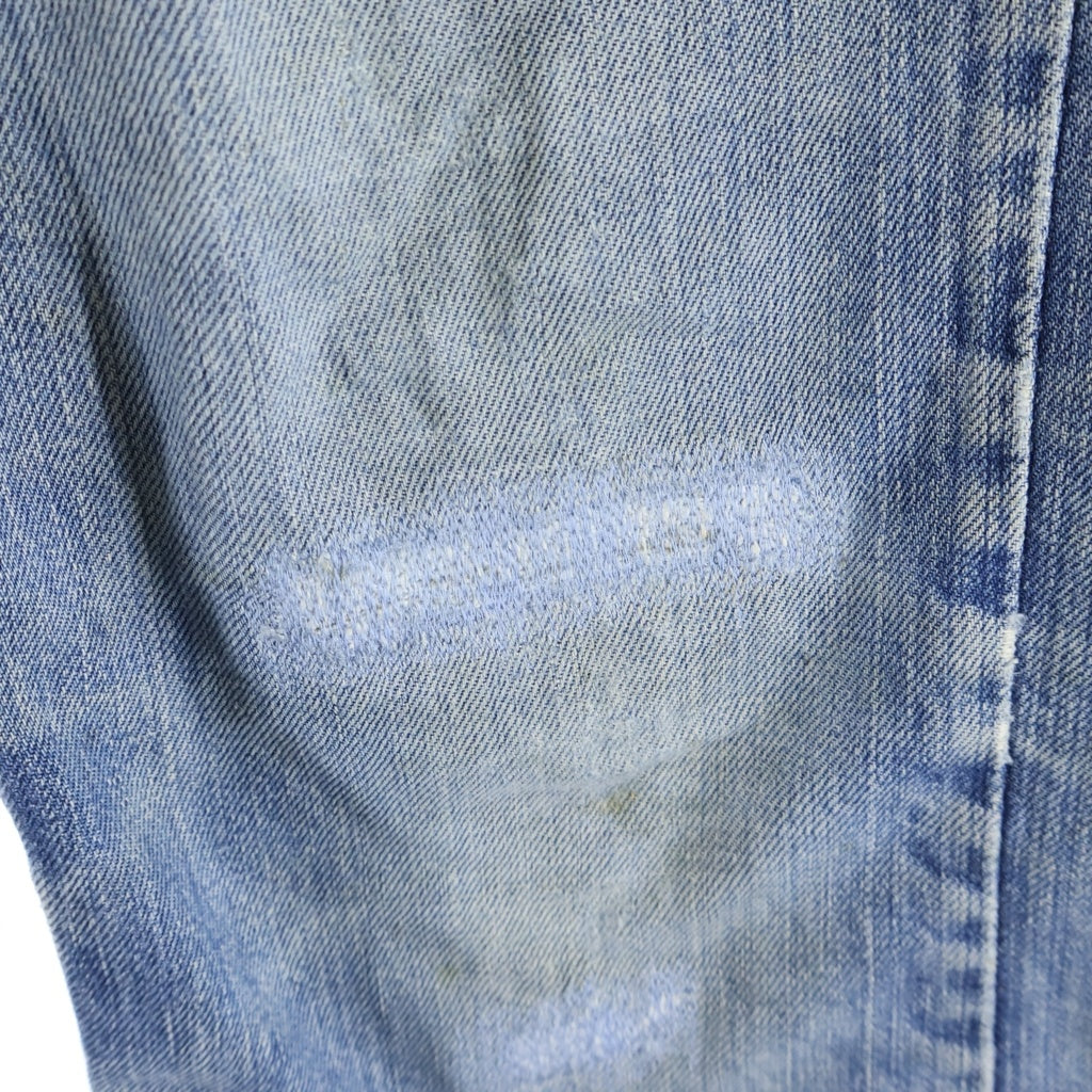Levi's(リーバイス) 70S VINTAGE 517 66後期 オレンジタブ ボタン裏8 42TALON フレアデニムパンツ ブルー