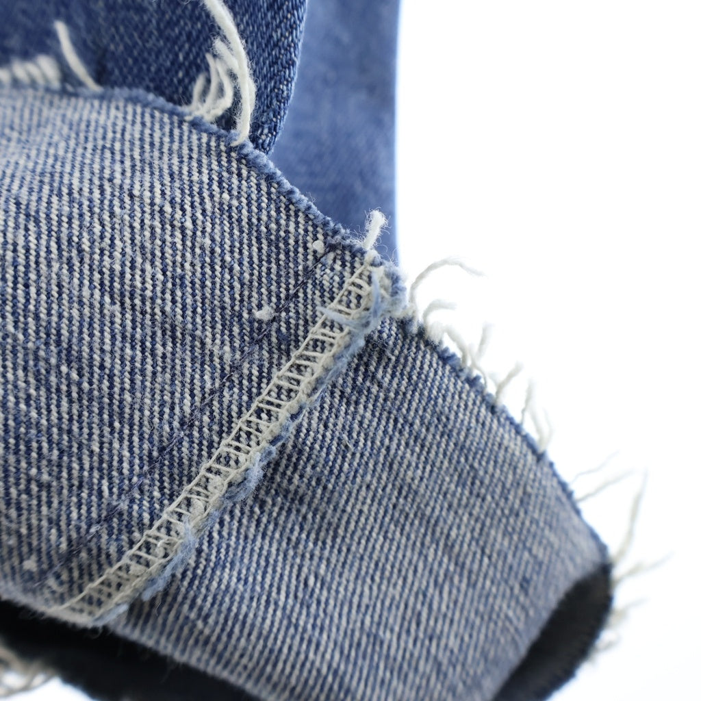 Levi's(リーバイス) 80S VINTAGE 20505 ボタン裏8 オレンジタブ 裾カットオフ デニムパンツ ブルー