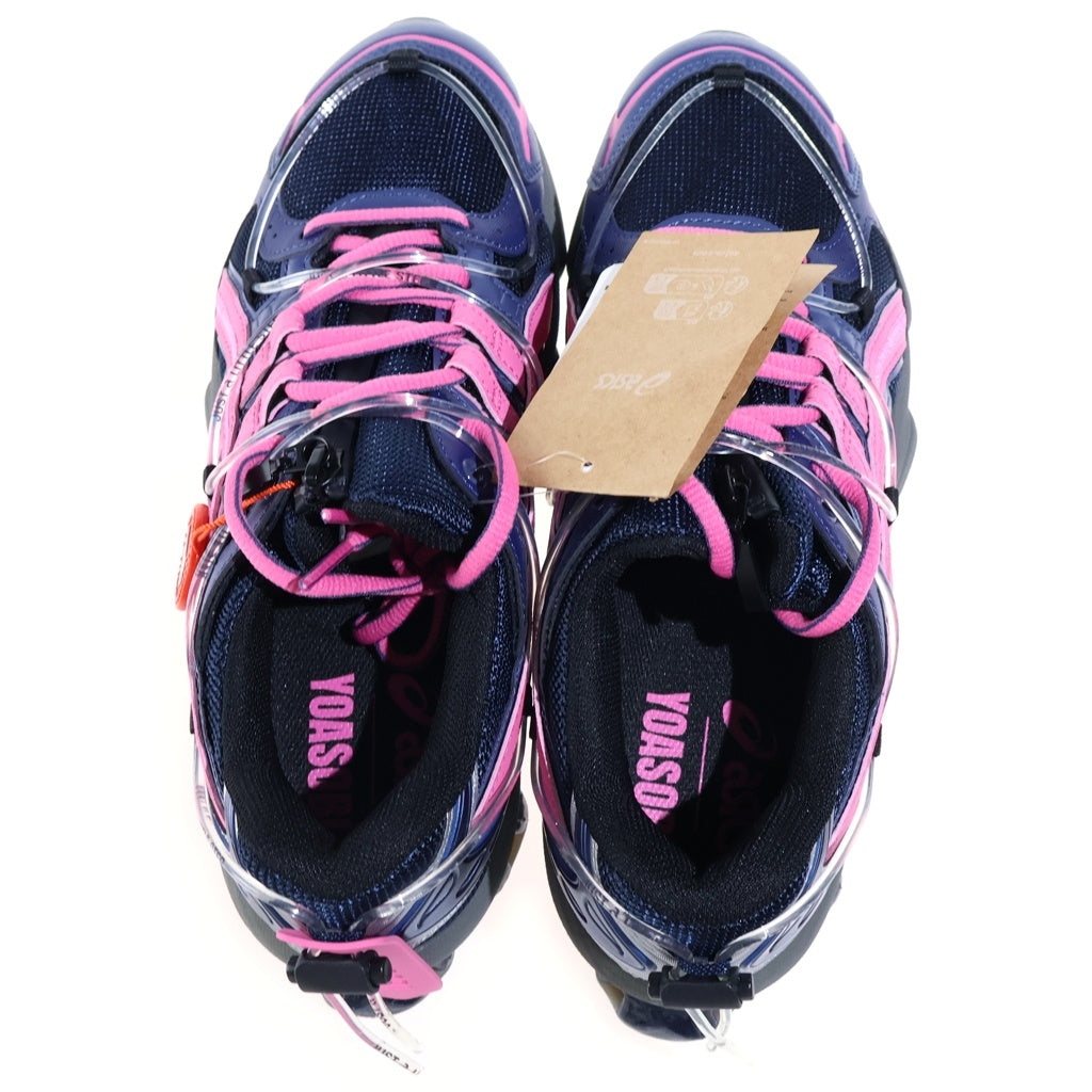 ASICS(アシックス) ×YOASOBI GEL KINETIC FLUENT Y ヨアソビ ゲル キネティック ワイ フルーエント ローカットスニーカー ピンク/ネイビー US7.5/25.5cm 1203A837-400