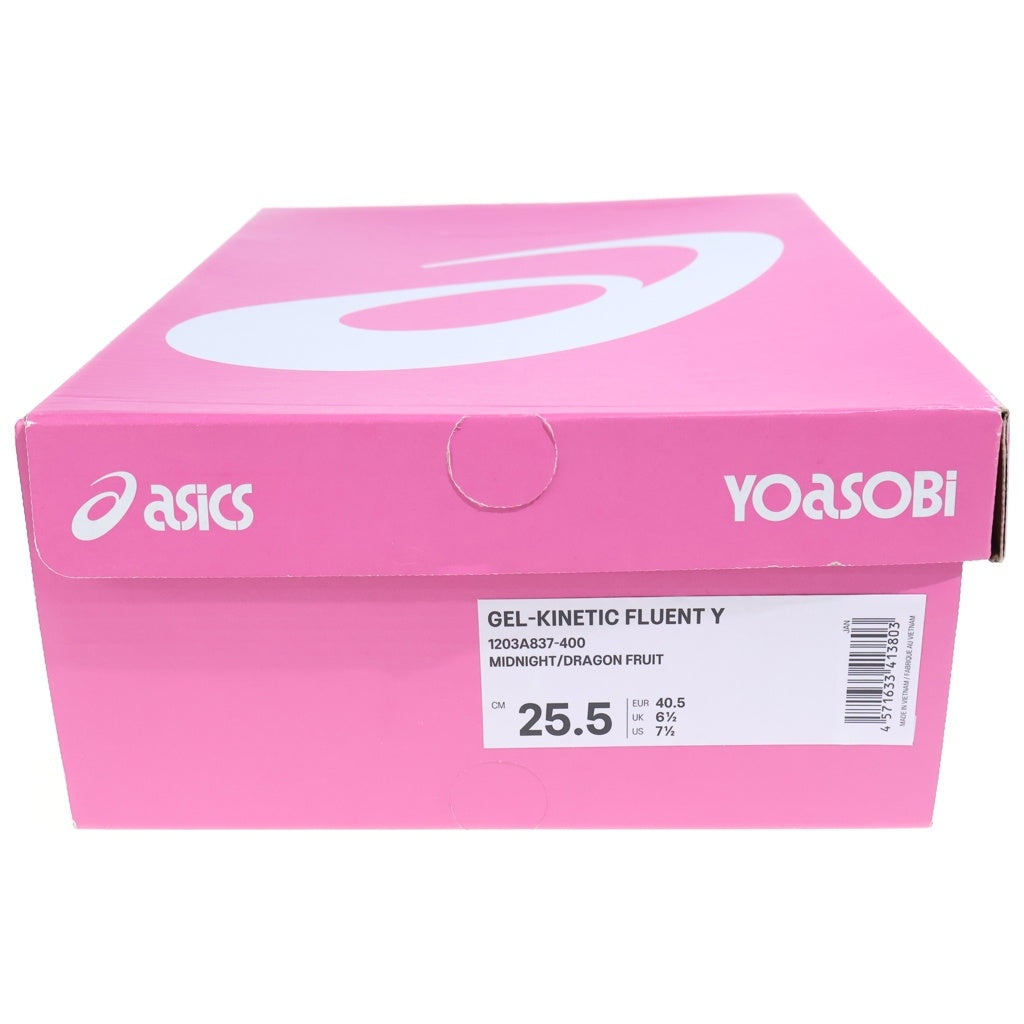 ASICS(アシックス) ×YOASOBI GEL KINETIC FLUENT Y ヨアソビ ゲル キネティック ワイ フルーエント ローカットスニーカー ピンク/ネイビー US7.5/25.5cm 1203A837-400