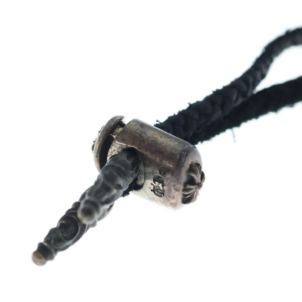 CHROME HEARTS(クロムハーツ) LB LACESTPPRV1 ハート ペンダント レースストッパー レザーブレイド ネックレス