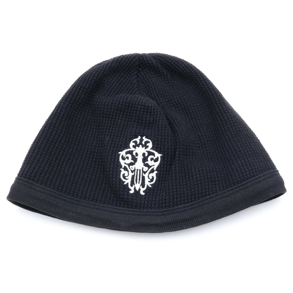 CHROME HEARTS(クロムハーツ) THERMAL BEANIE ヴァインダガー刺繍 サーマルビーニー キャップ ブラック
