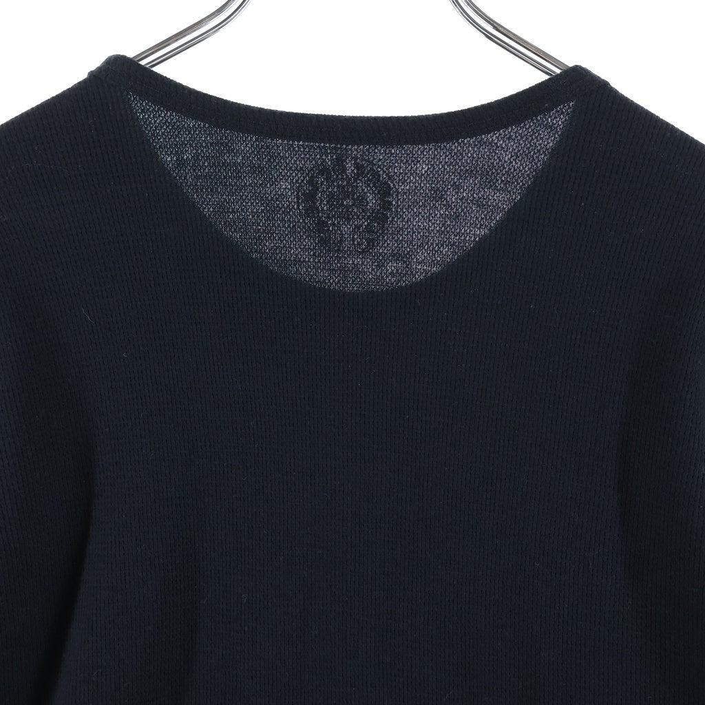 CHROME HEARTS(クロムハーツ) BS Flare BSフレア サイドTバー プリントサーマル長袖Tシャツ カットソー ブラック