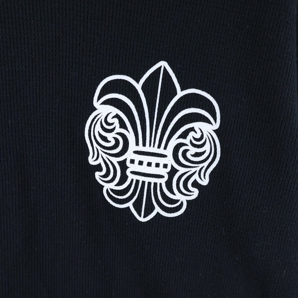 CHROME HEARTS(クロムハーツ) BS Flare BSフレア サイドTバー プリントサーマル長袖Tシャツ カットソー ブラック