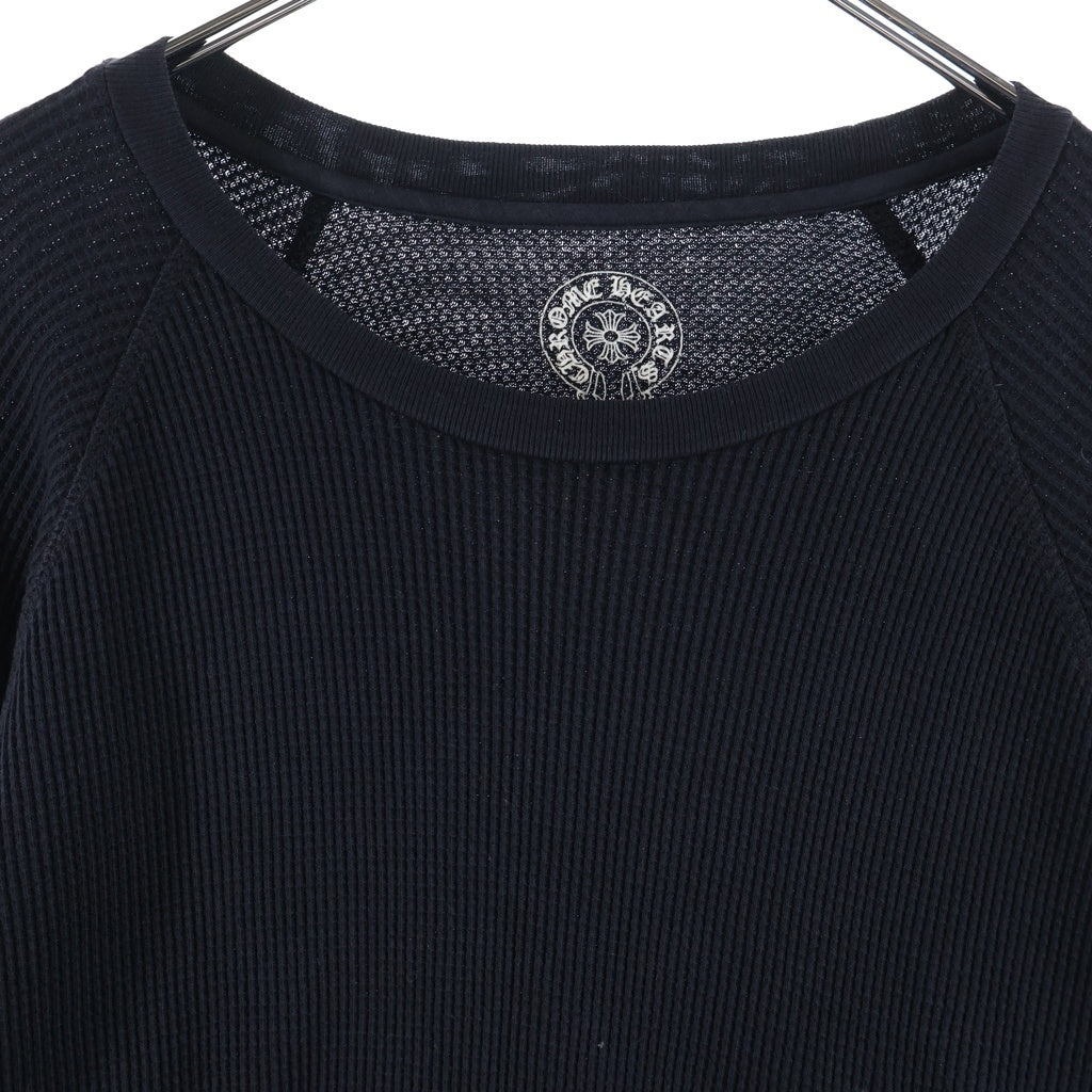CHROME HEARTS(クロムハーツ) Vine Dagger Scroll Label Print ヴァインダガー スクロールラベルプリント 長袖Tシャツ カットソー ブラック