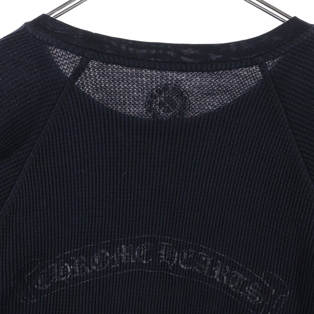 CHROME HEARTS(クロムハーツ) Vine Dagger Scroll Label Print ヴァインダガー スクロールラベルプリント 長袖Tシャツ カットソー ブラック