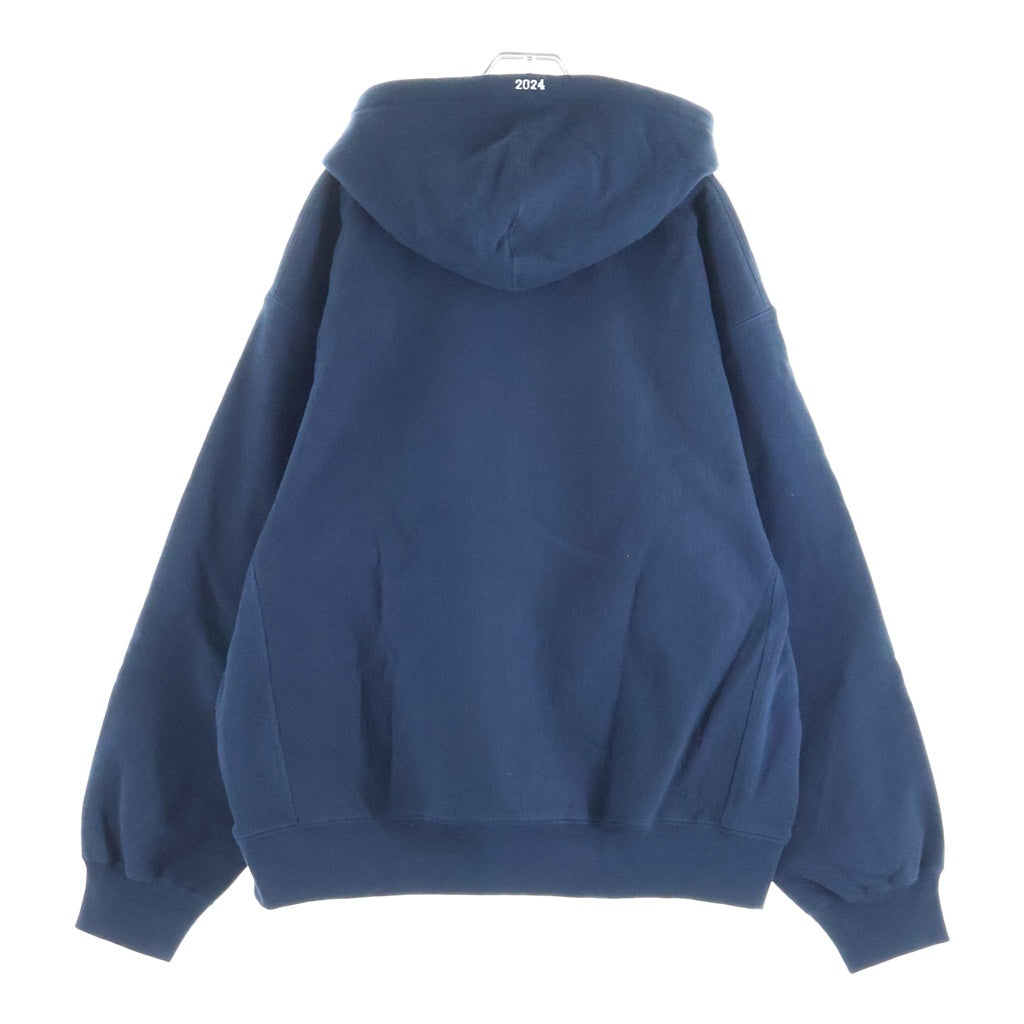 SUPREME(シュプリーム) 24AW Box Logo Hooded Sweatshirt ボックスロゴデザイン フーデッド スウェット パーカー ネイビー