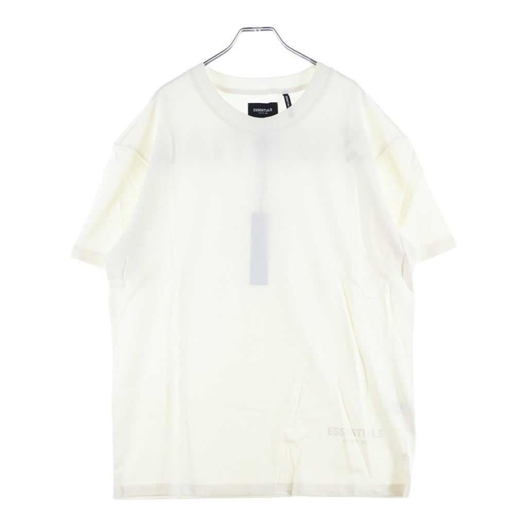 FEAR OF GOD ESSENTIALS(フィアオブゴッド エッセンシャルズ) バックロゴデザイン クルーネック カットソー 半袖Tシャツ ホワイト
