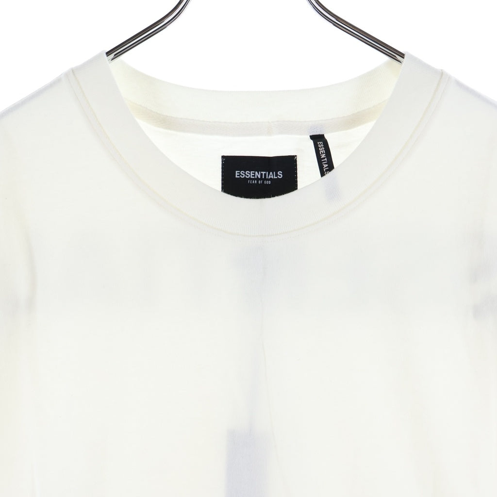 FEAR OF GOD ESSENTIALS(フィアオブゴッド エッセンシャルズ) バックロゴデザイン クルーネック カットソー 半袖Tシャツ ホワイト